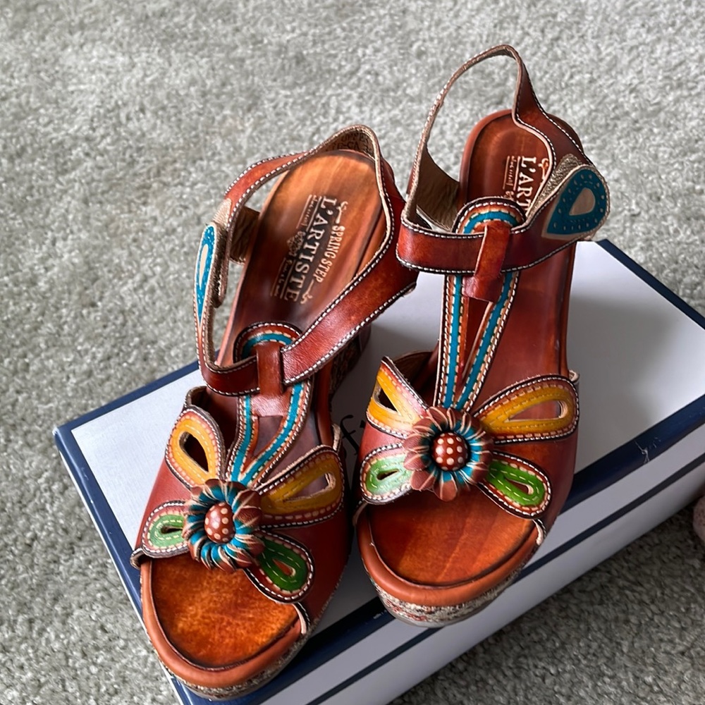Spring Wedge Sandal